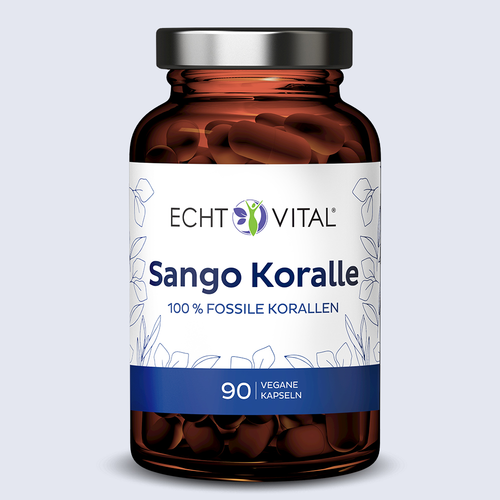 Sango Koralle - 1 Glas mit 90 Kapseln