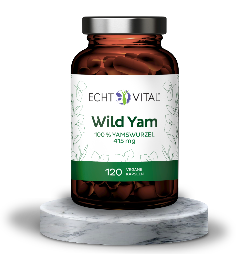 Wild Yam - 1 Glas mit 120 Kapseln
