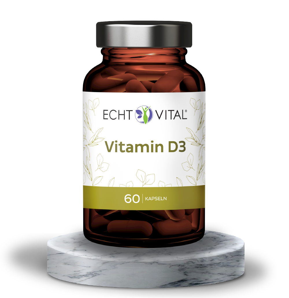 Vitamin D3 - 1 Glas mit 60 Kapseln