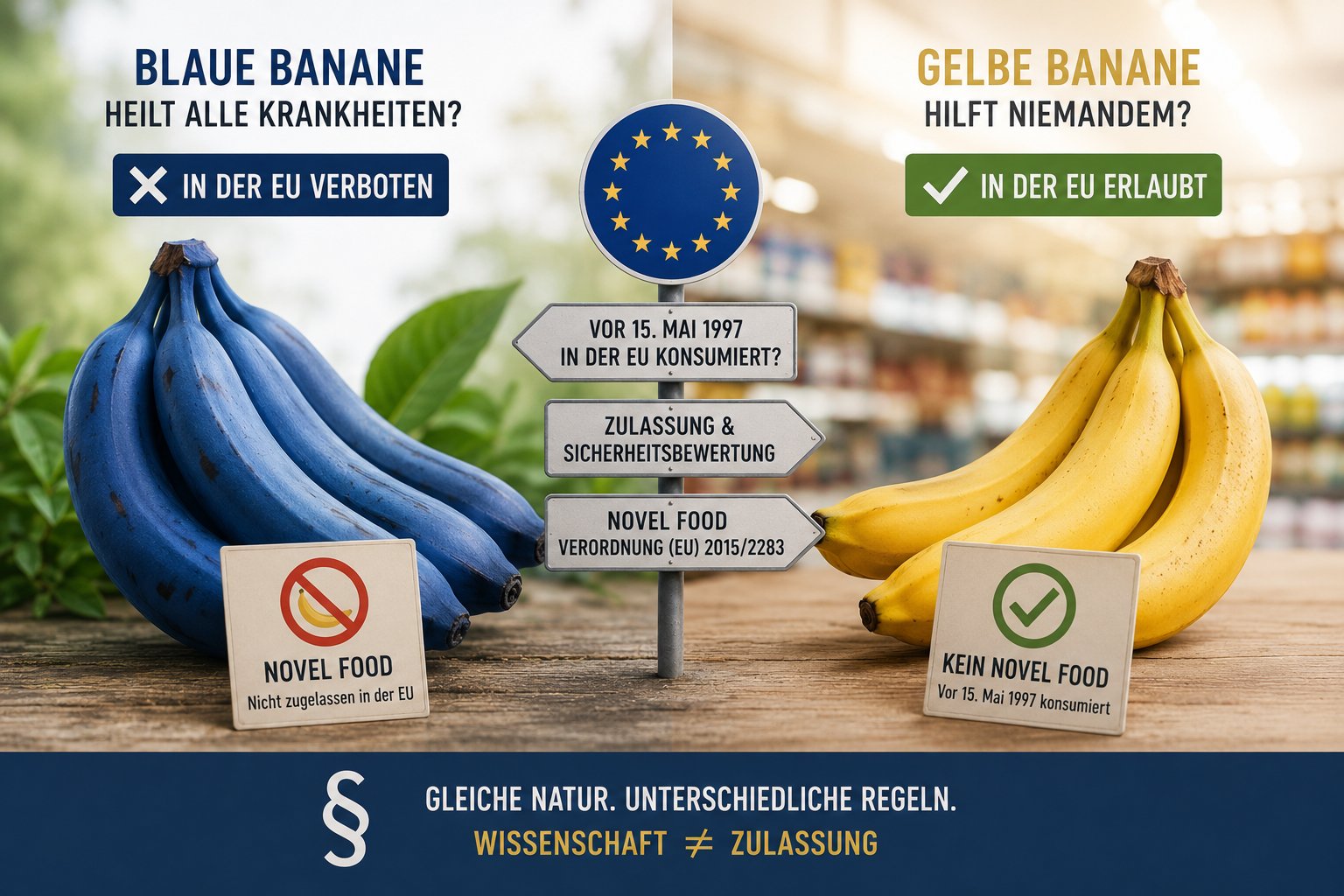 Blaue Banane