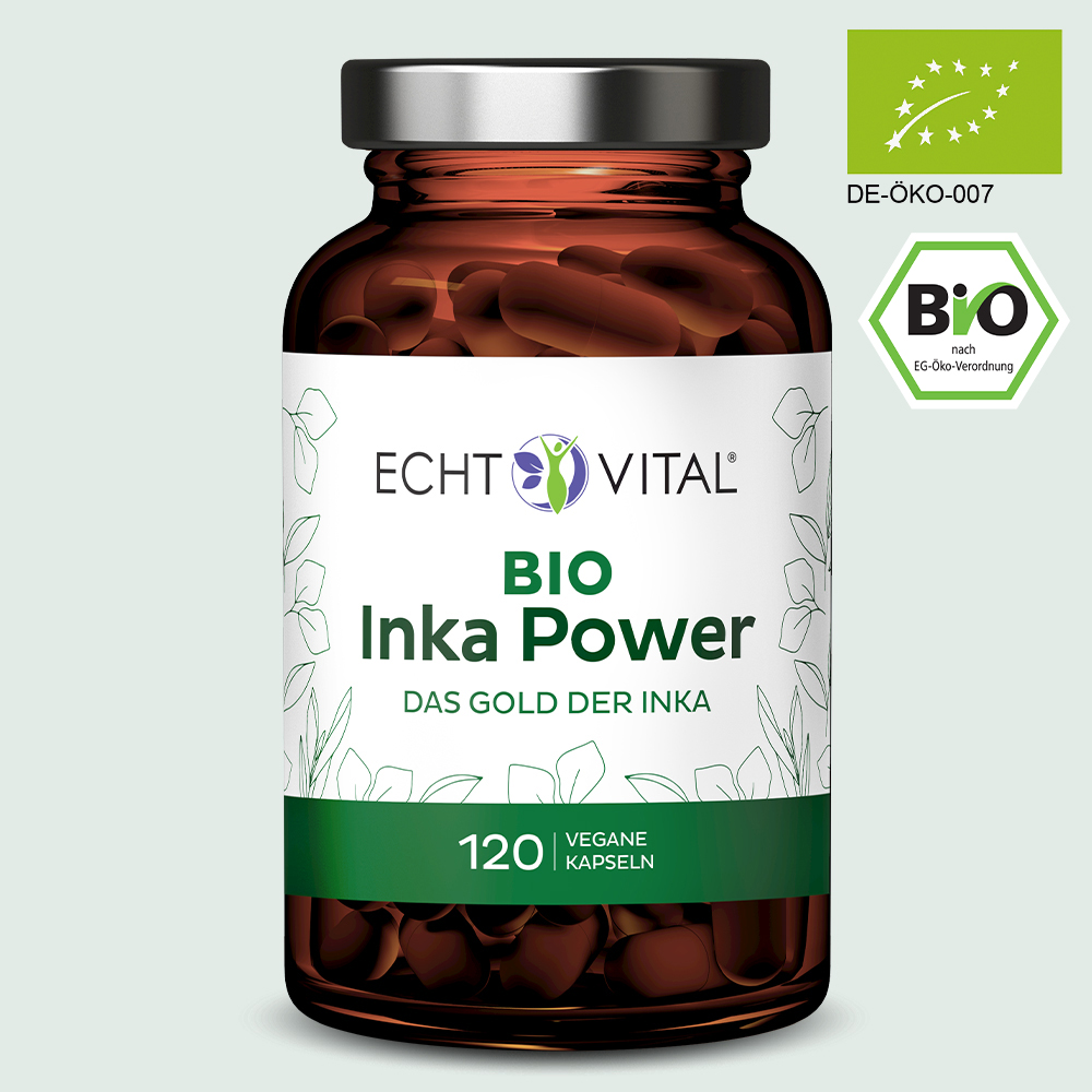 Bio Inka Power - 1 Glas mit 120 Kapseln