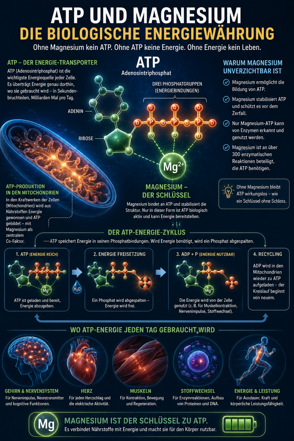 ATP und Magnesium als biologische Energiewährung