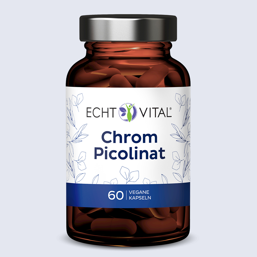Chrom Picolinat - 1 Glas mit 60 Kapseln