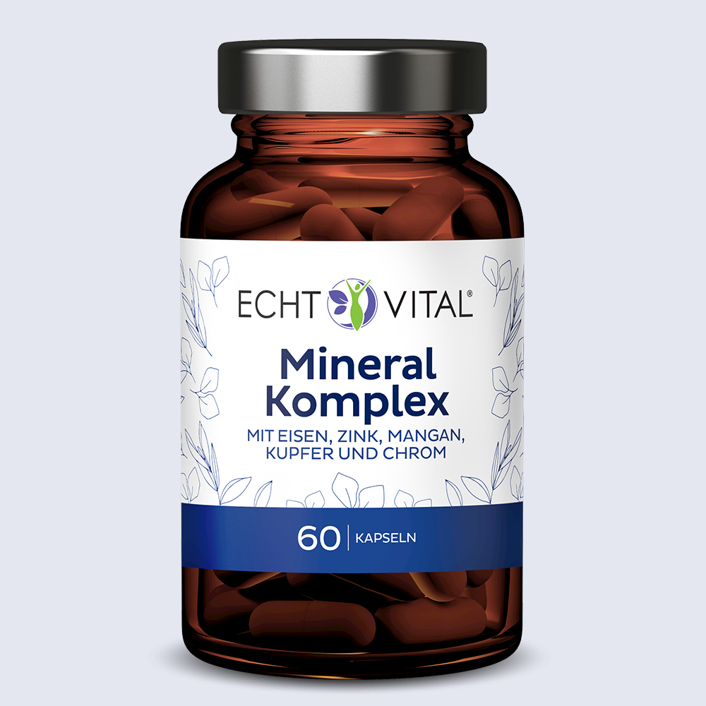 Mineral Komplex - 1 Glas mit 60 Kapseln