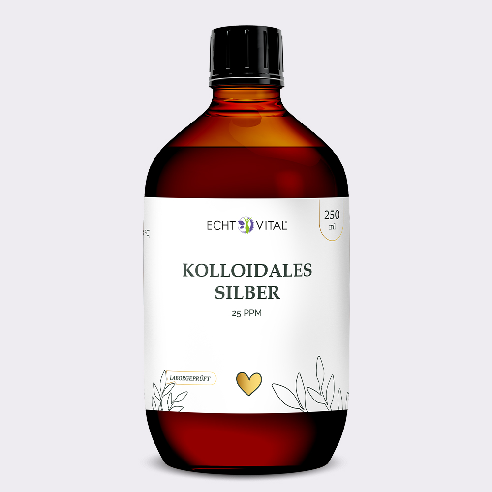 Kolloidales Silber 25 ppm - 1 Flasche mit 250 ml - Jetzt neu und verbessert!
