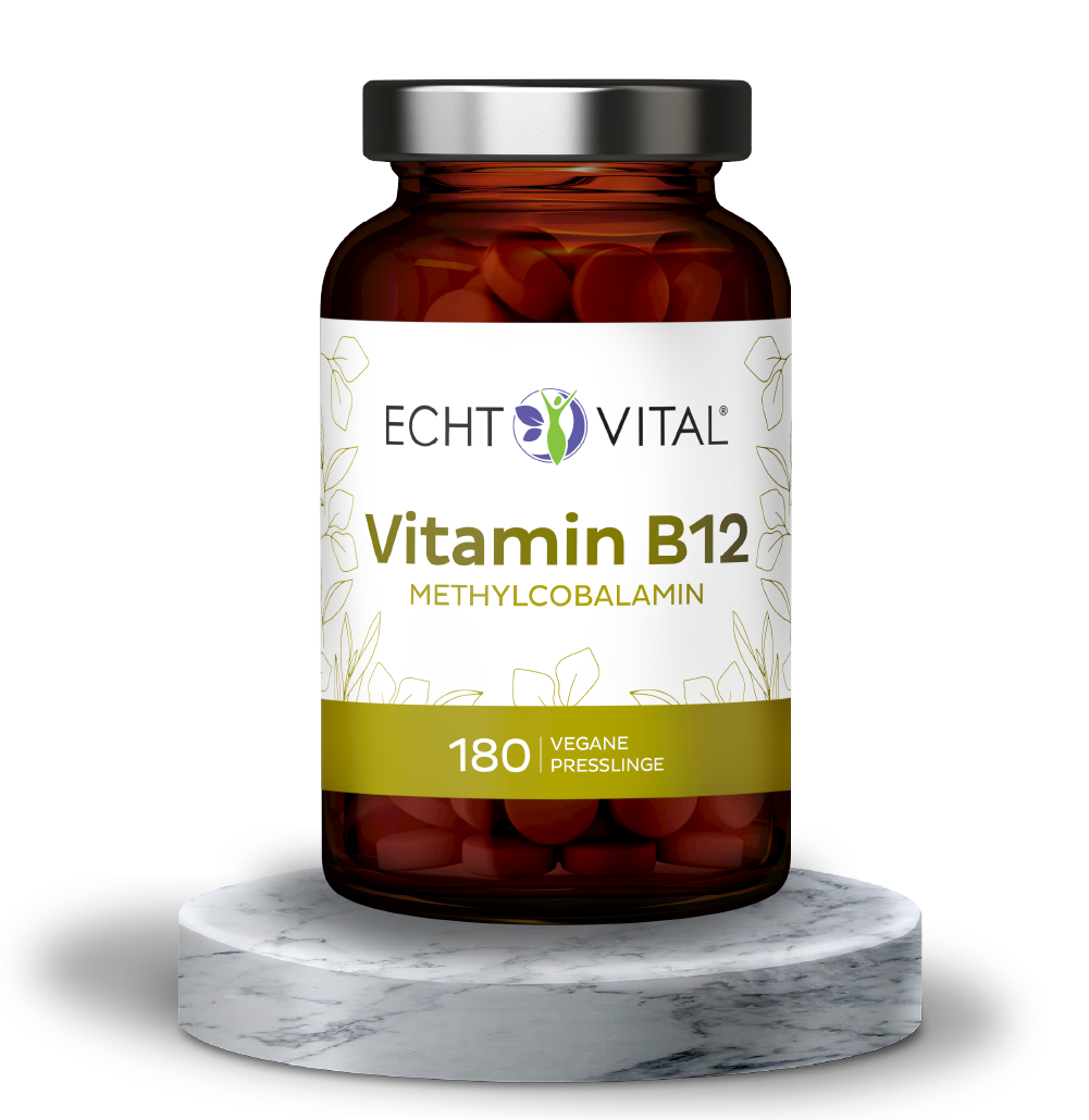 Vitamin B12 - 1 Glas mit 180 Presslingen