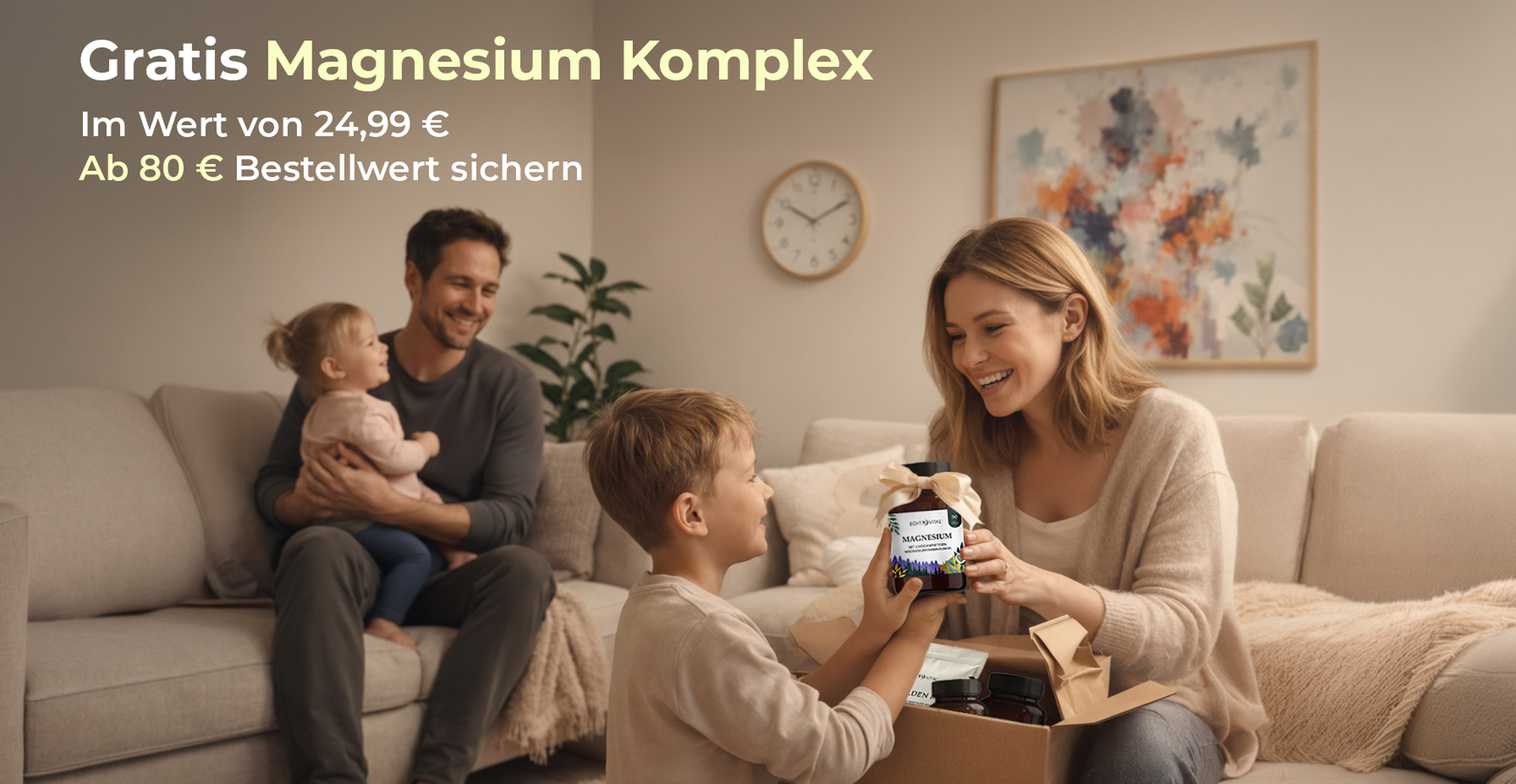 Deine Routine mit Echt Vital - Gratis Magnesium