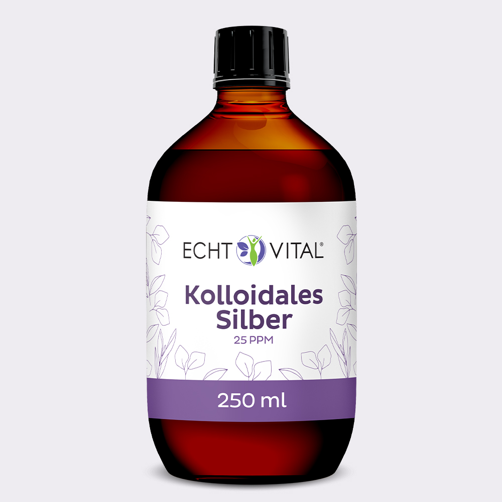 Kolloidales Silber 25 ppm - 1 Flasche mit 250 ml