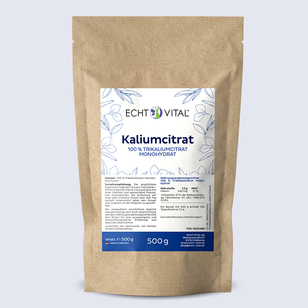 Kaliumcitrat - 1 Beutel mit 500 g Pulver