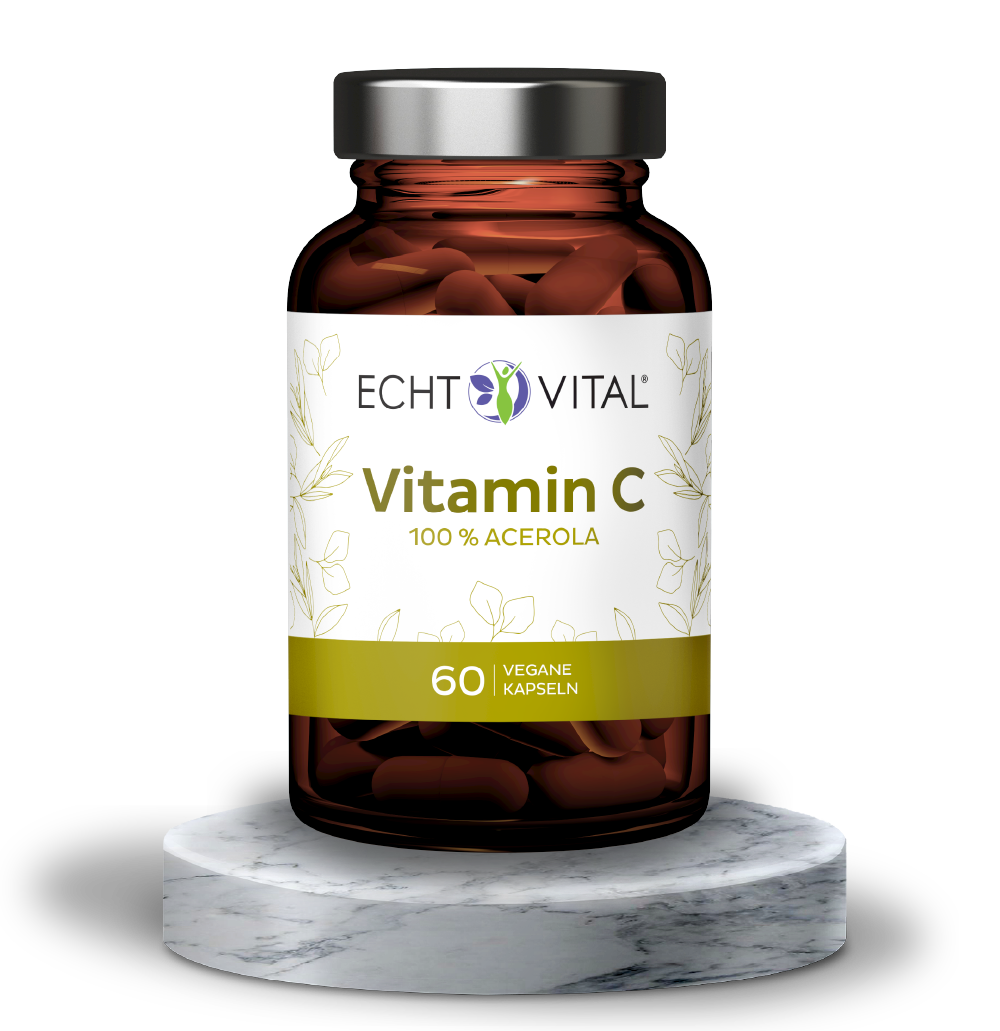 Vitamin C - 1 Glas mit 60 Kapseln