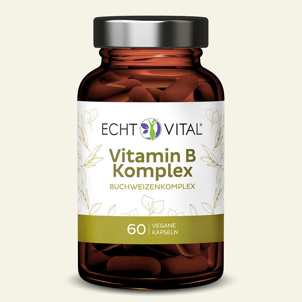 Vitamin B Komplex - 1 Glas mit 60 Kapseln