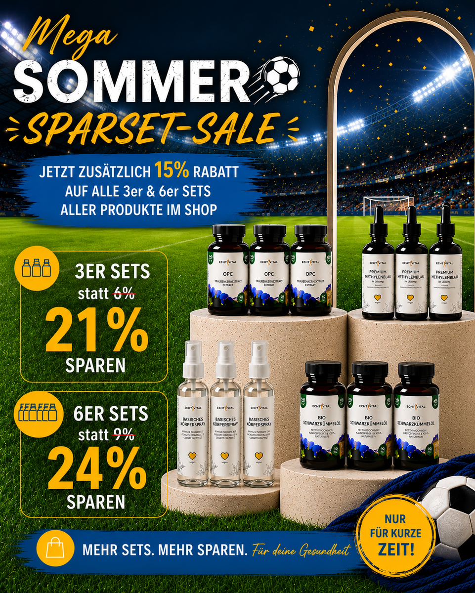 Mega Sommer Sparset-Sale - 21 % auf 3er Sets, 24 % auf 6er Sets