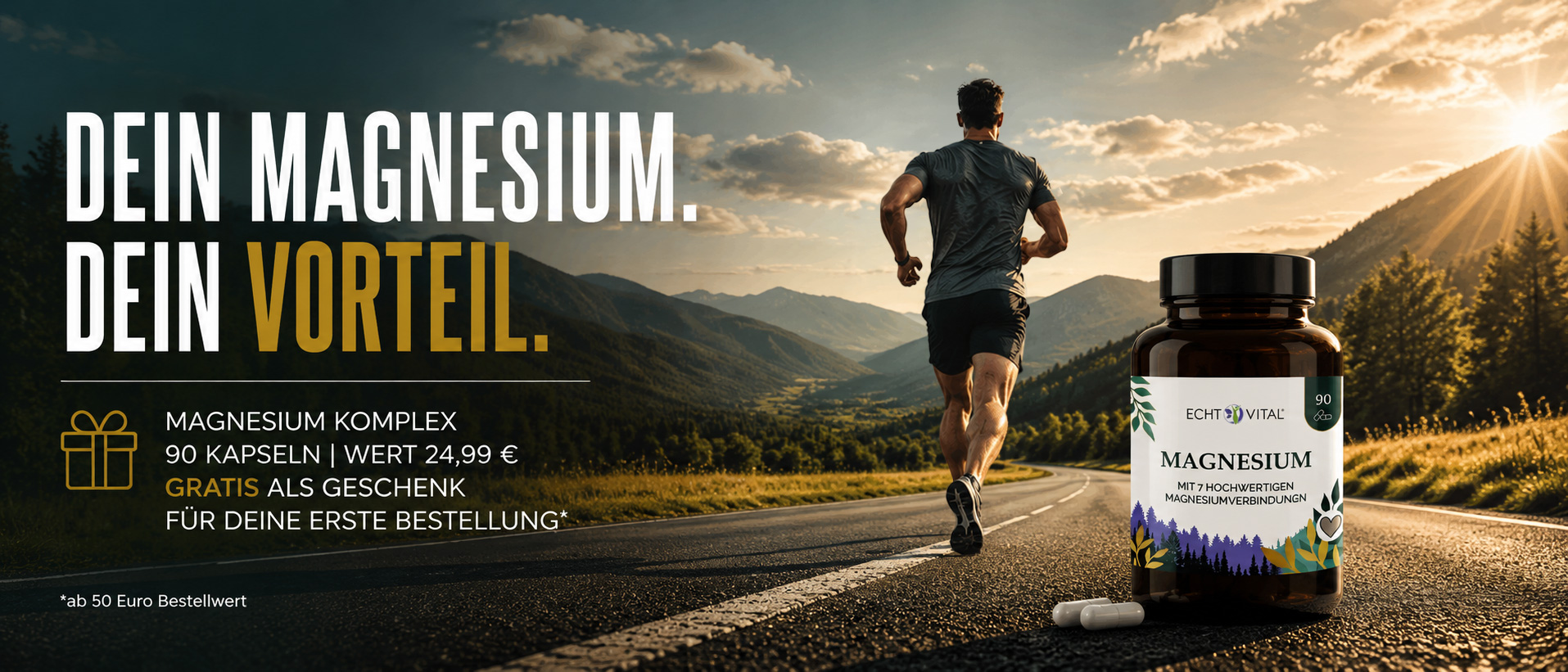 Neukunden-Aktion: Magnesium Komplex gratis ab 50 Euro Bestellwert