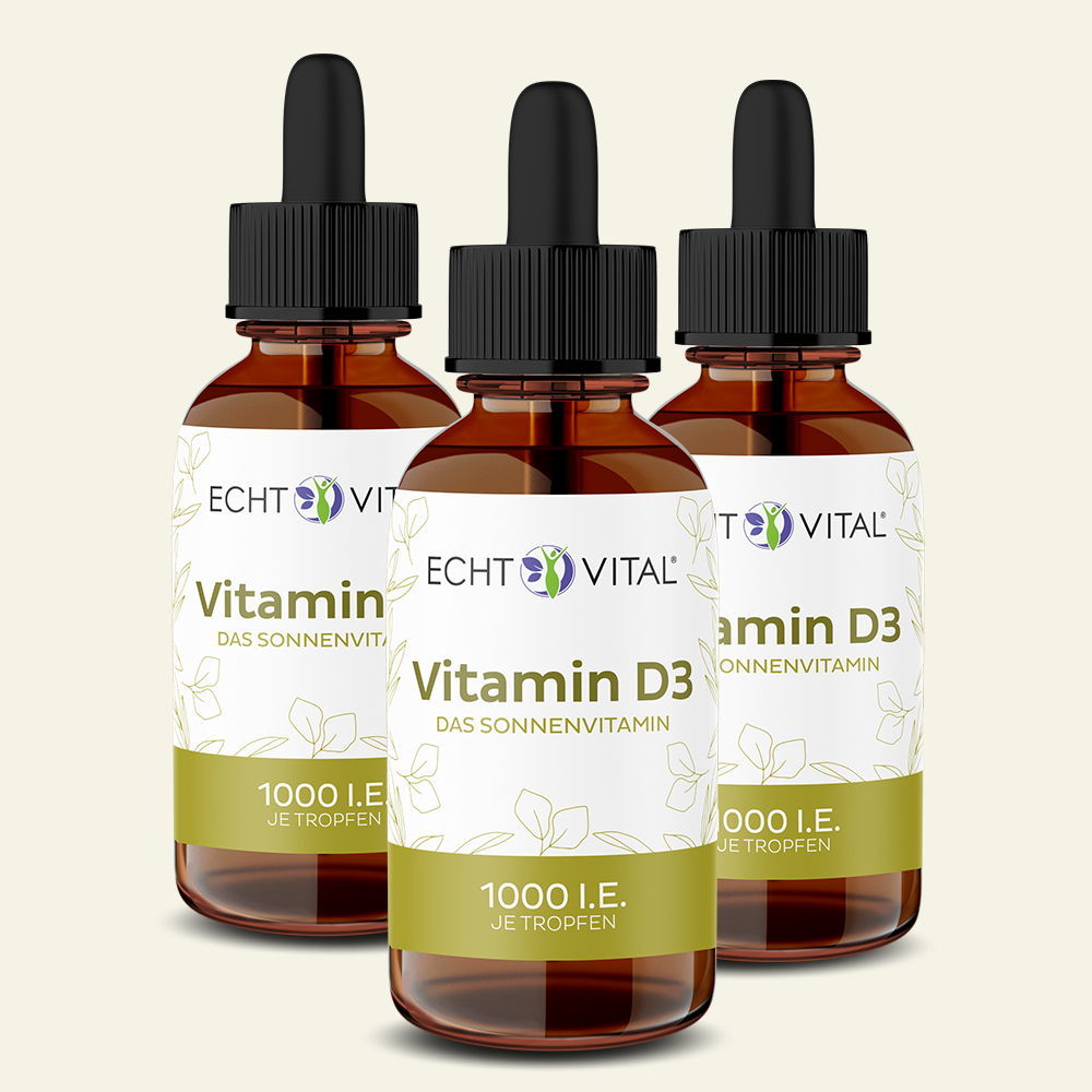 Vitamin D3 - 3 Flaschen mit je 50 ml