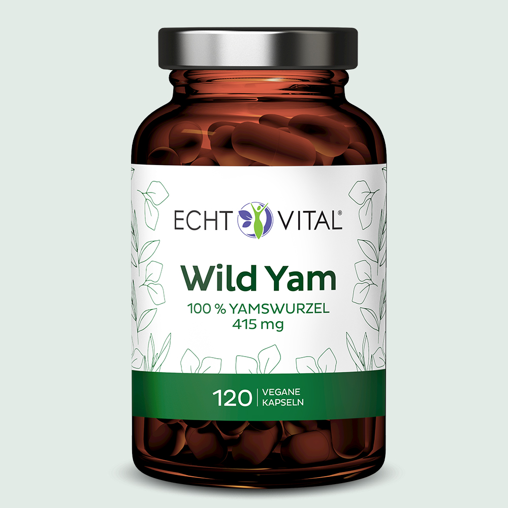 Wild Yam - 1 Glas mit 120 Kapseln