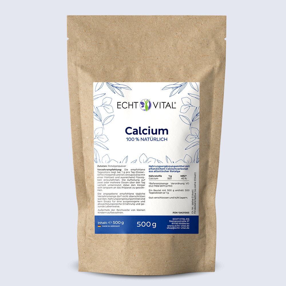 Calcium - 1 Beutel mit 500 g Pulver
