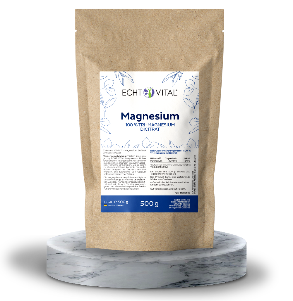 Magnesium - 1 Beutel mit 500 g Pulver