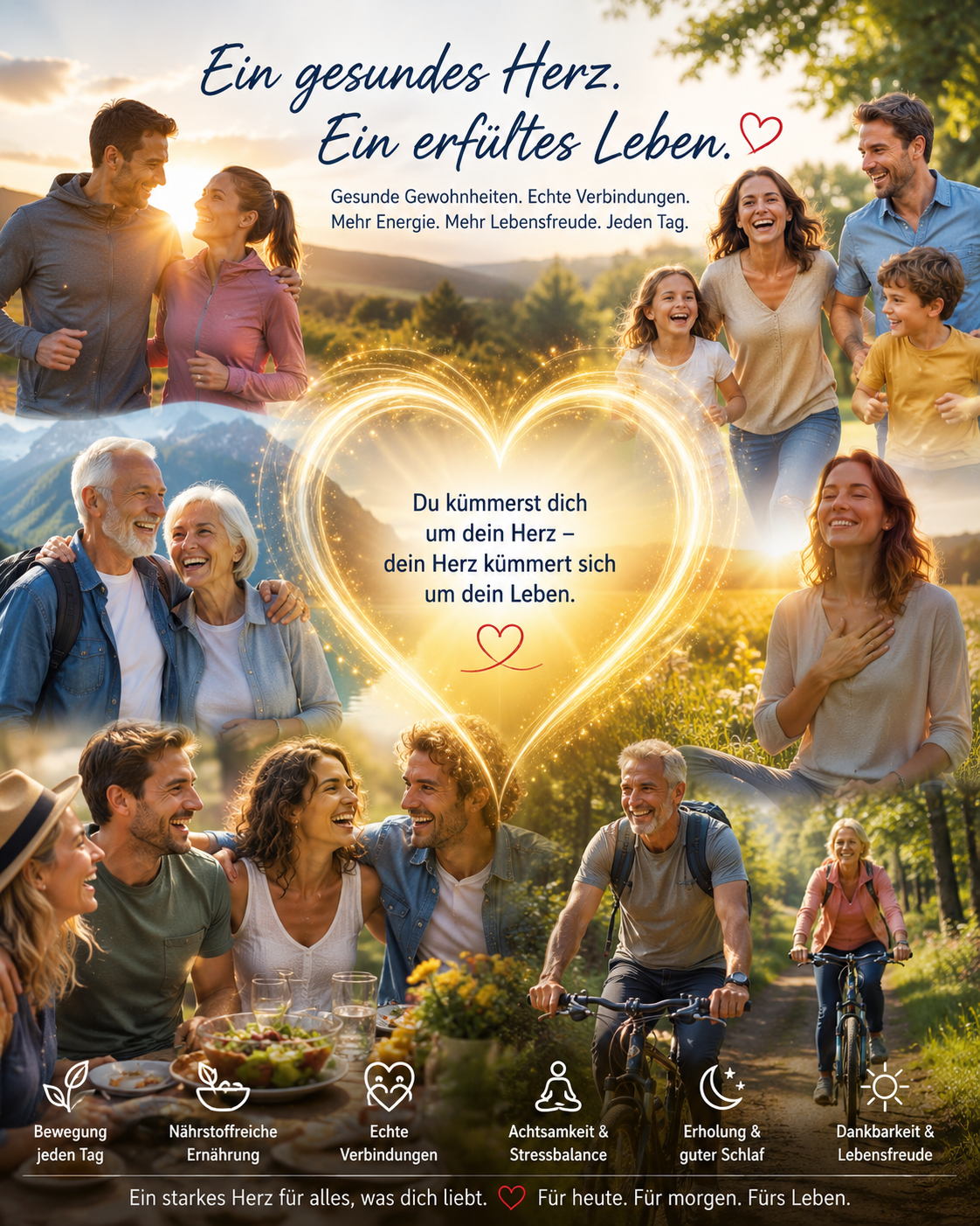 Das menschliche Herz als Hochleistungssystem aus Elektrik, Muskelkraft, Energieproduktion, Gefäßen und Kommunikation